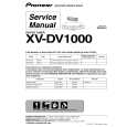 PIONEER XV-DV1000/ZFLXJ Instrukcja Serwisowa