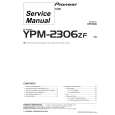 PIONEER YPM2306ZF Instrukcja Serwisowa