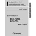 PIONEER DEH-P3100/XR/UC Instrukcja Obsługi