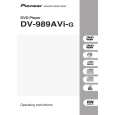 PIONEER DV989AVI Instrukcja Obsługi