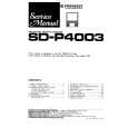 PIONEER SD-P4003 Instrukcja Serwisowa