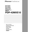 PIONEER PDP42MXE10 Instrukcja Obsługi