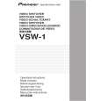 PIONEER VSW1 Instrukcja Obsługi