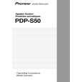 PIONEER PDP-S50 Instrukcja Obsługi