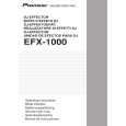 PIONEER EFX-1000 Instrukcja Obsługi