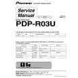 PIONEER PDP-R03K/WK Instrukcja Serwisowa