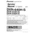 PIONEER DVR-640H-S/KUXV Instrukcja Serwisowa