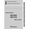 PIONEER GM-X742/XR/EW Instrukcja Obsługi