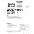PIONEER AVX-7300 Instrukcja Obsługi