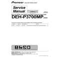 PIONEER DEH-P3700MP Instrukcja Serwisowa