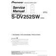 PIONEER S-DV252SW/XCN5 Instrukcja Serwisowa