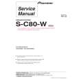 PIONEER S-C80-W/SXTW/EW5 Instrukcja Serwisowa