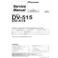PIONEER DV515 I Instrukcja Serwisowa