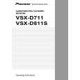 PIONEER VSX-D811S-S/KUXJI Instrukcja Obsługi