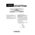 PIONEER CT-W770R Instrukcja Obsługi