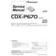 PIONEER CDXP670 Instrukcja Serwisowa
