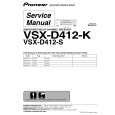 PIONEER VSXD412K Instrukcja Serwisowa