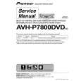 PIONEER AVH-P7800DVD/UC Instrukcja Serwisowa