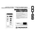 PIONEER CD-S9 Instrukcja Obsługi