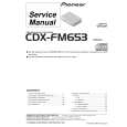 PIONEER CDX-FM653/XN/UC Instrukcja Serwisowa