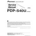 PIONEER PDP-S40U Instrukcja Serwisowa