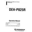 PIONEER DEH-P825R Instrukcja Obsługi