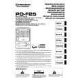 PIONEER PDF25 Instrukcja Obsługi
