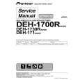 PIONEER DEH-1700R/X1P/EW Instrukcja Serwisowa