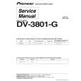 PIONEER DV-3801-G Instrukcja Serwisowa