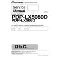 PIONEER PDP-LX5080D/YVIXK5 Instrukcja Serwisowa