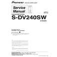 PIONEER S-DV240SW/XTW/EW Instrukcja Serwisowa