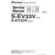 PIONEER S-EV33V/XJI/E Instrukcja Serwisowa