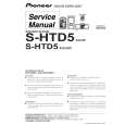 PIONEER X-HTD5/DBDXJ/RC Instrukcja Serwisowa