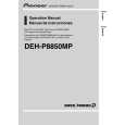 PIONEER DEH-P8850MP/ES Instrukcja Obsługi