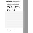 PIONEER VSX-49TXI/KU/CA Instrukcja Obsługi