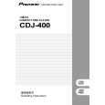 PIONEER CDJ-400/WAXJ5 Instrukcja Obsługi