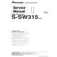 PIONEER S-SW315/XCN Instrukcja Serwisowa