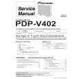 PIONEER PDP-V402TM Instrukcja Serwisowa