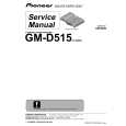PIONEER GM-D515/XH/EW Instrukcja Serwisowa