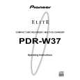 PIONEER PDR-W37/KUXJ/CA Instrukcja Obsługi