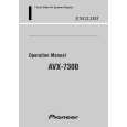 PIONEER AVX-7300/ES Instrukcja Obsługi