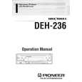PIONEER DEH236 Instrukcja Obsługi