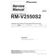 PIONEER RM-V2550S2/WL Instrukcja Serwisowa