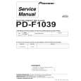 PIONEER PD-F1039 Instrukcja Serwisowa