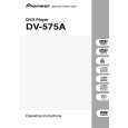 PIONEER DV-575A-S/WVXCN Instrukcja Obsługi