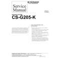 PIONEER CS-G205-K Instrukcja Serwisowa