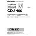 PIONEER CDJ-400/KUCXJ Instrukcja Serwisowa