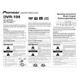 PIONEER DVR-109/KB Instrukcja Obsługi