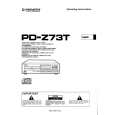PIONEER PDZ73T Instrukcja Obsługi