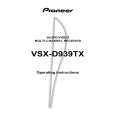 PIONEER VSX-D939TX/HL Instrukcja Obsługi